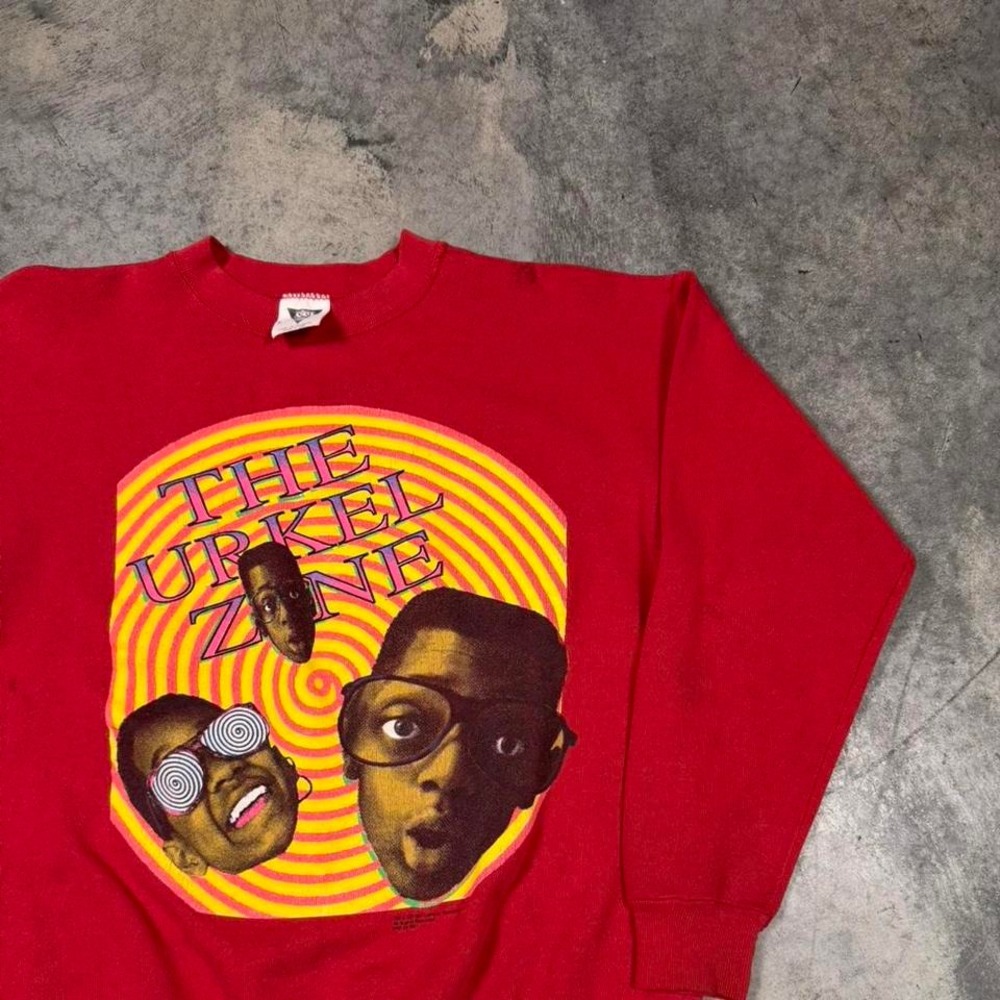 Vintage 90s Steve Urkel Tv Show Promo Crewneck - Picture 3 of 6